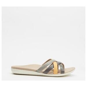 Vionic Sandals 10 dava slip on woven flat beach comfort summer spring colorful